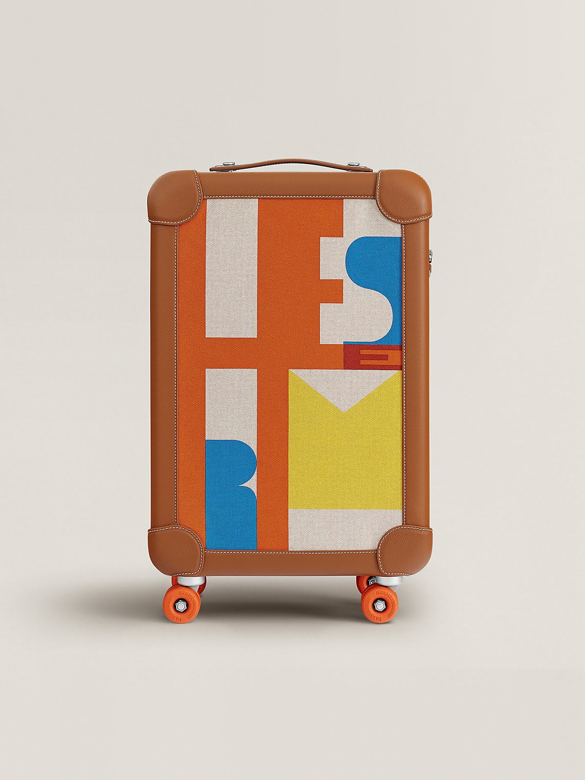 Hermès Suitcase Geometric Panel - Multi