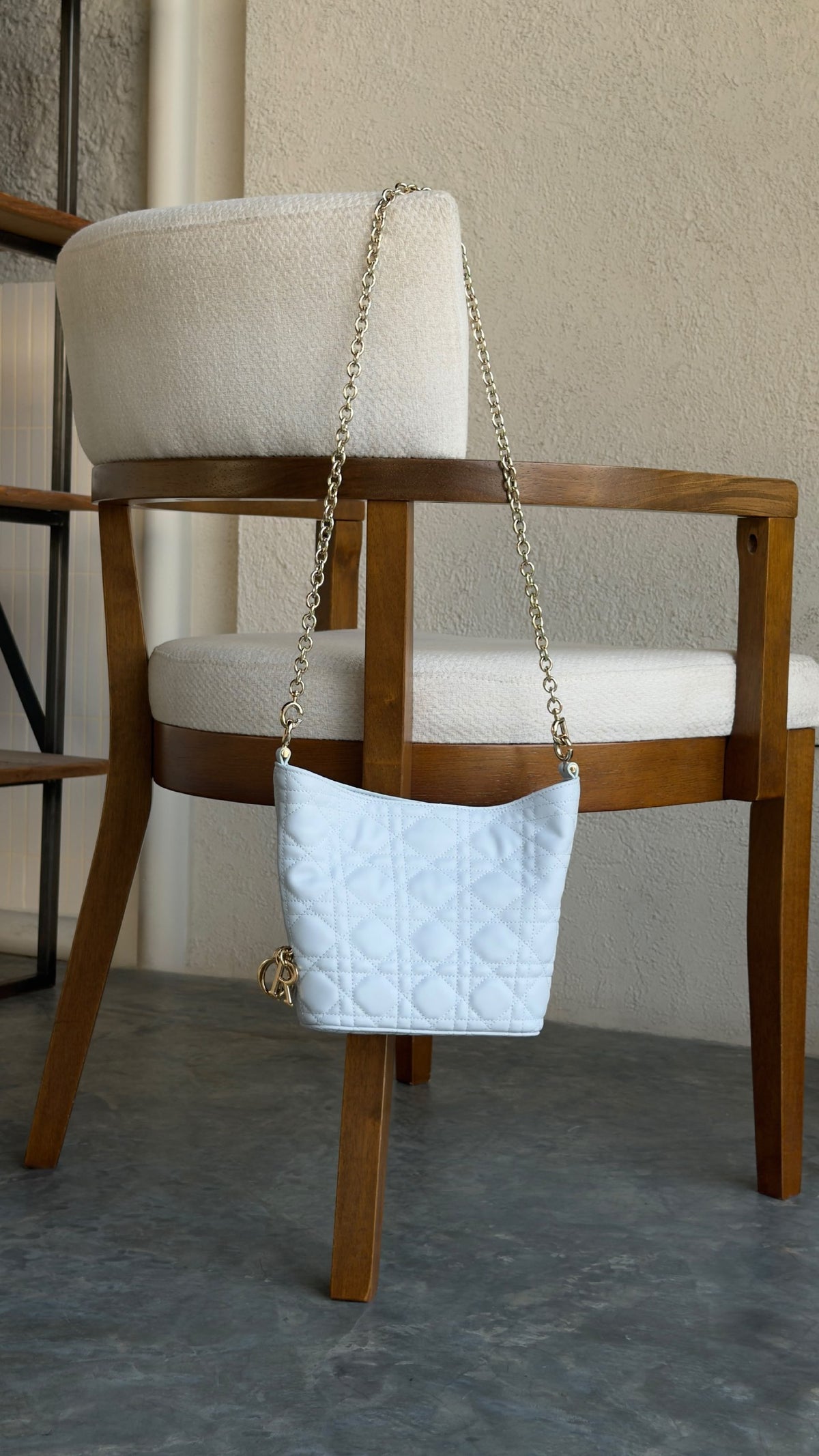 Dior Bucket Shoulder Bag - Light Blue