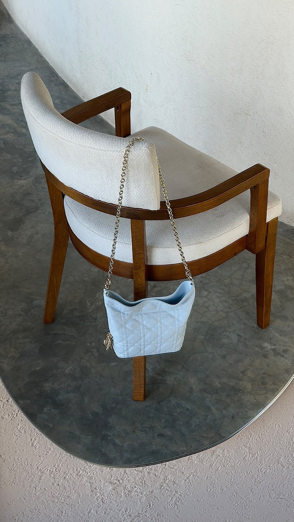 Dior Bucket Shoulder Bag - Light Blue