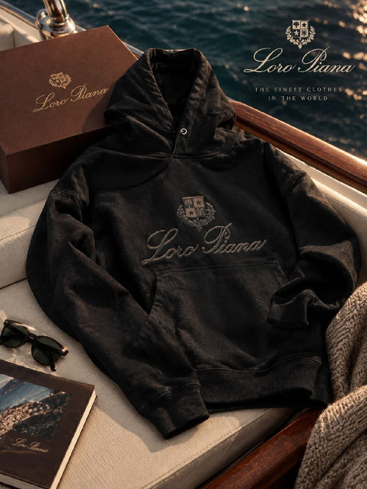 Loro Piana Hoodie - Black