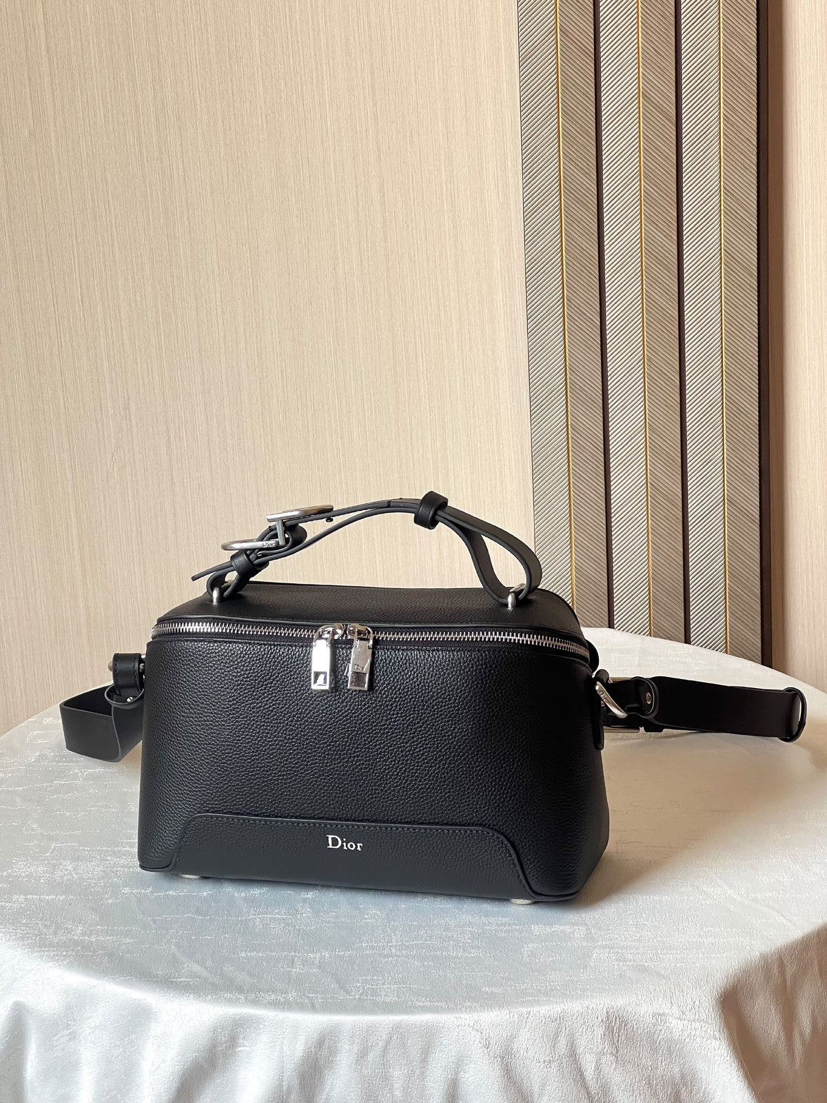 Dior Structured Crossbody Bag - Black