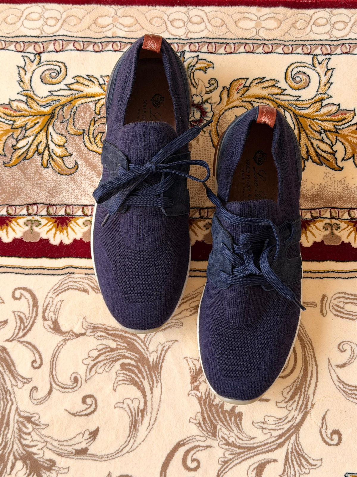 Loro Piana Sneakers - Navy, Pink, Black