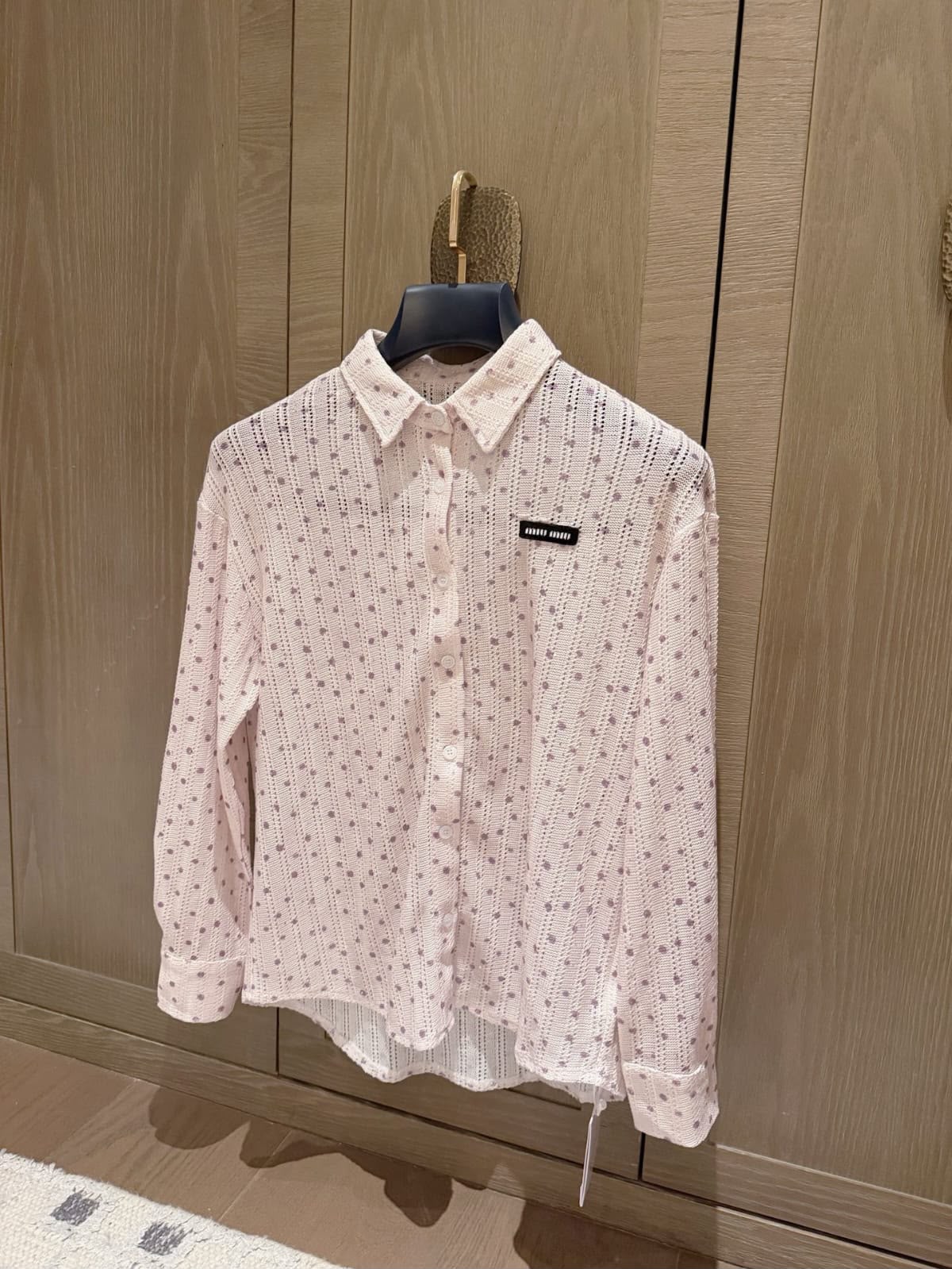 Miu Miu Polo Sweater - Pink
