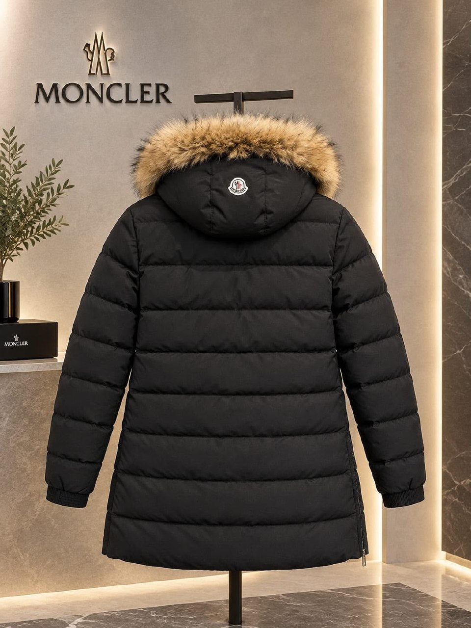 Moncler Hooded Jacket - Black