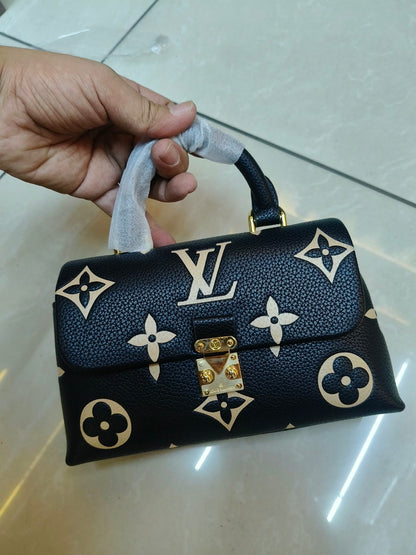 Louis Vuitton Wide Flap Handbag - Black Monogram