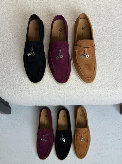 Loro Piana Charm Loafers - Black, Burgundy, Brown