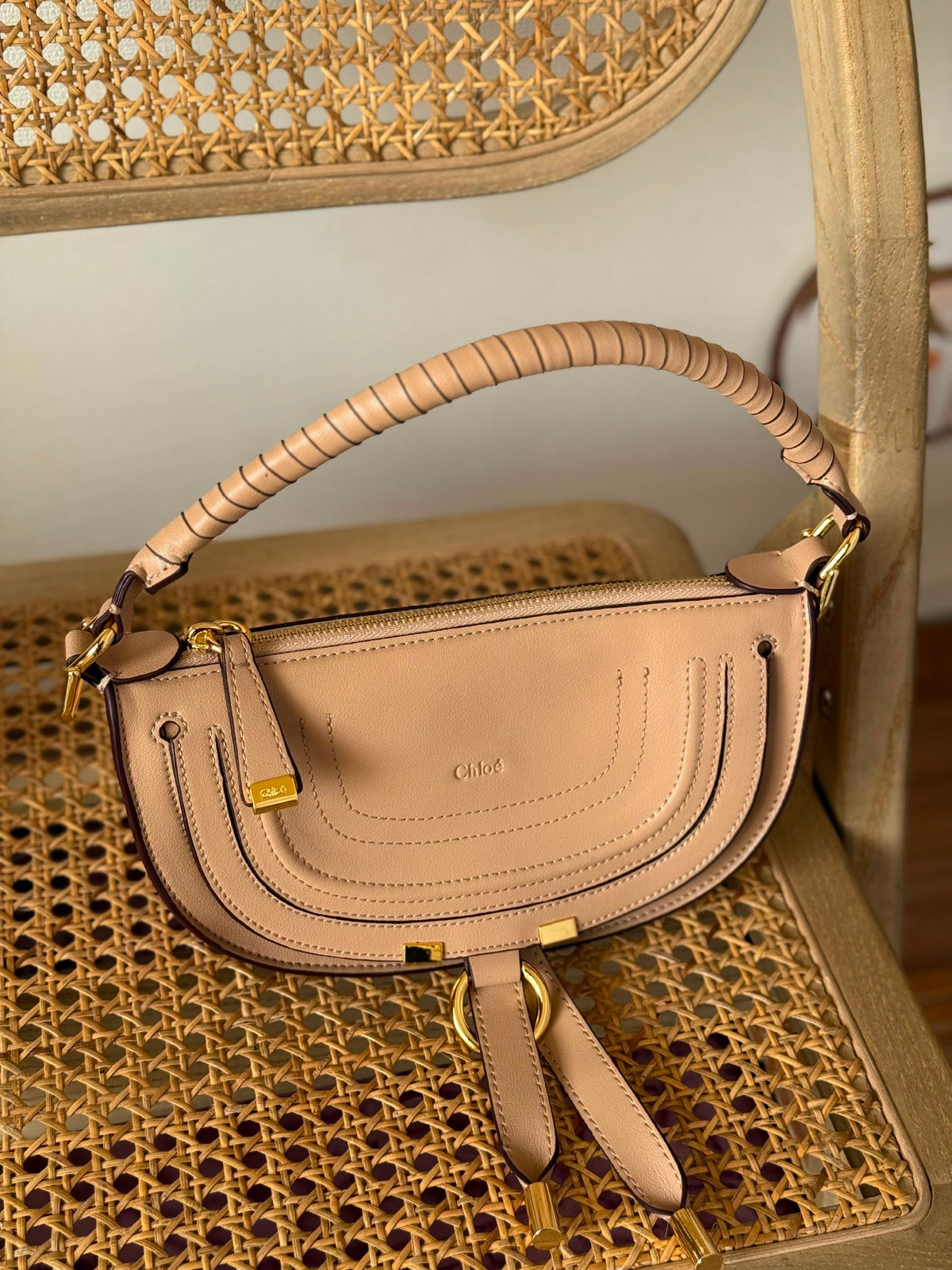 Chloé Shoulder Bag - Beige