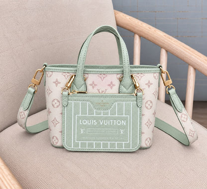 Louis Vuitton Pocket Tote Bag - White Monogram