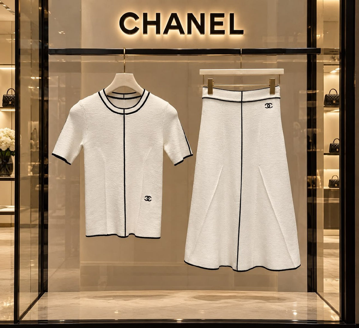 Chanel Set - White