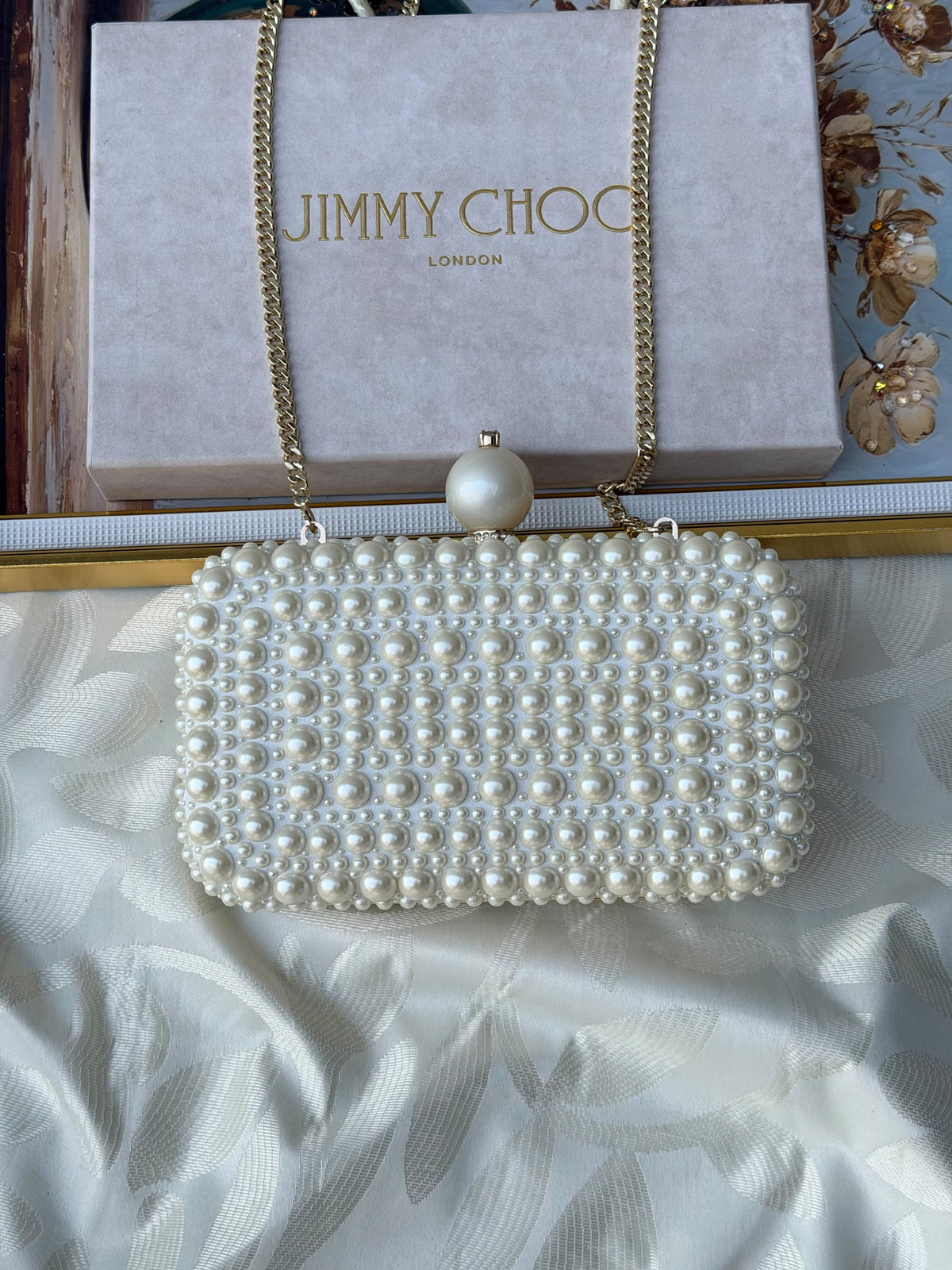 Jimmy Choo Clutch - White