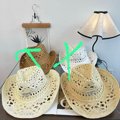 Prada Hat - Beige, Light Brown, White