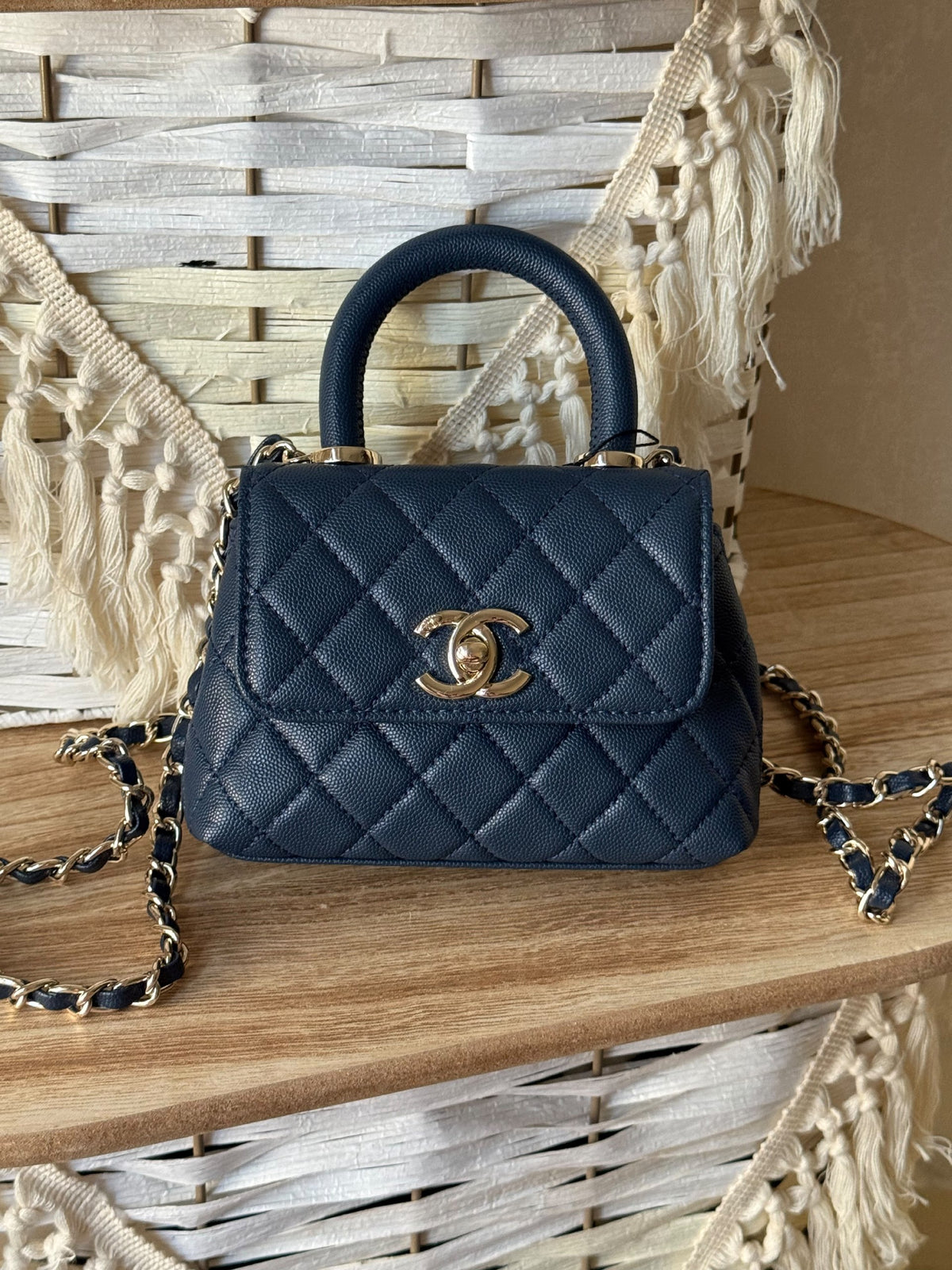 Hermes Handbag - Navy