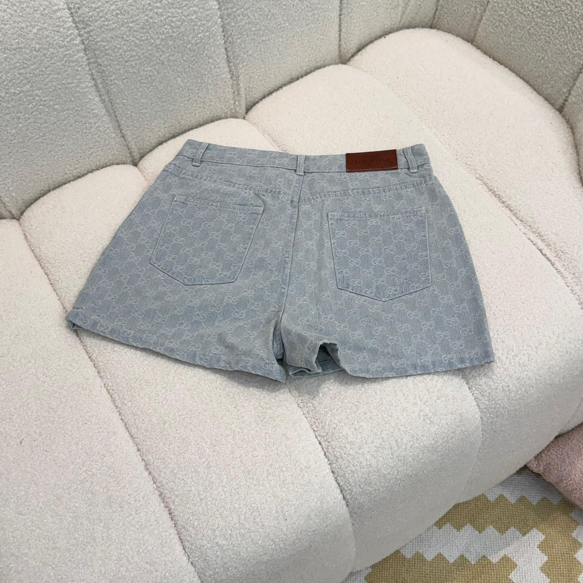Gucci Shorts - Light Blue Monogram