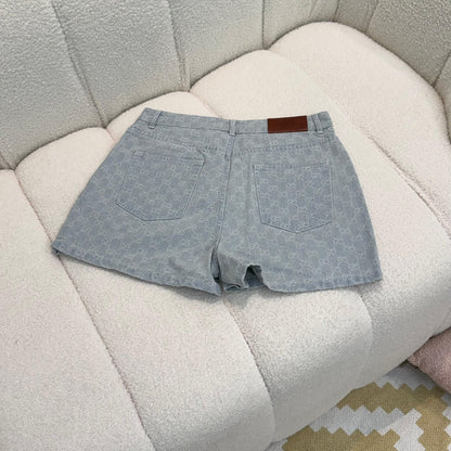Gucci Shorts - Light Blue Monogram