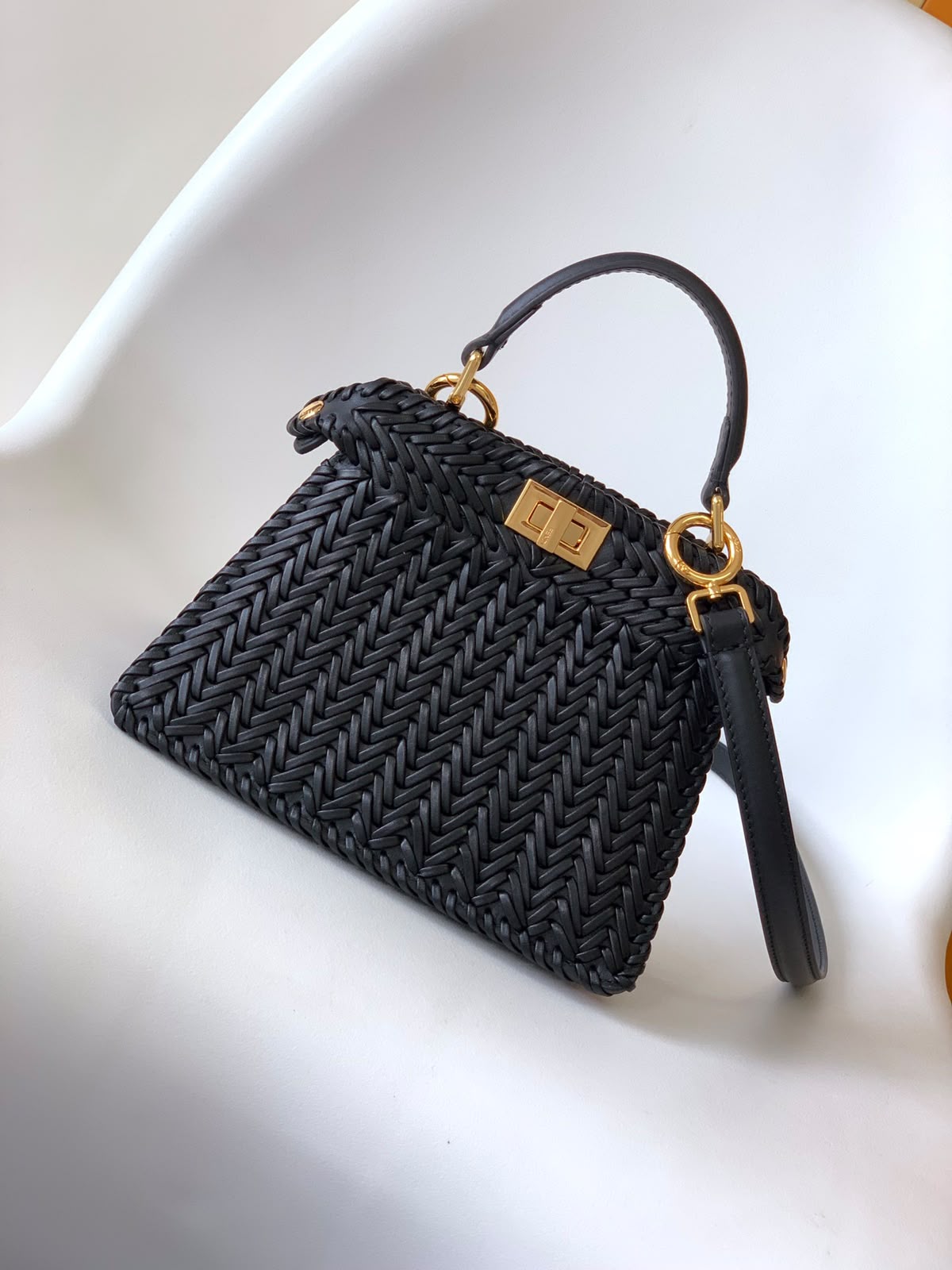 Fendi Peekaboo Handbag - Black