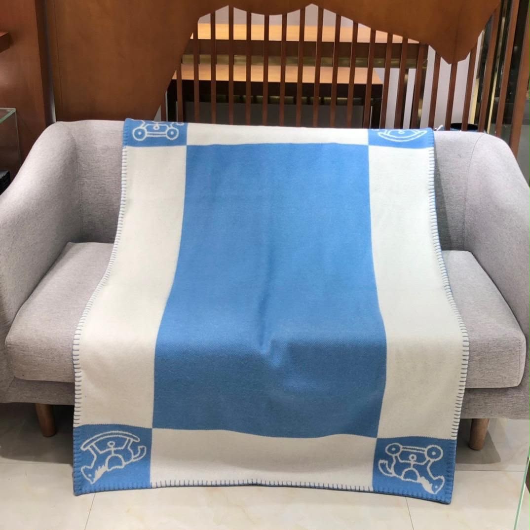 Hermes Baby Blanket - Blue