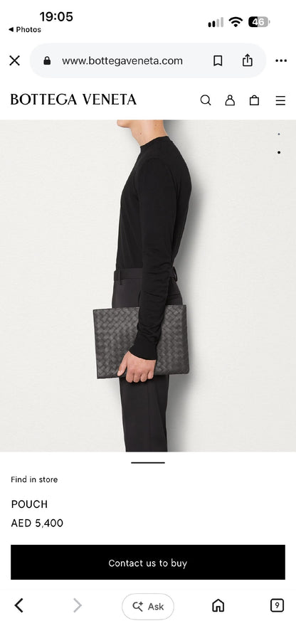 Bottega Veneta Pouch - Black