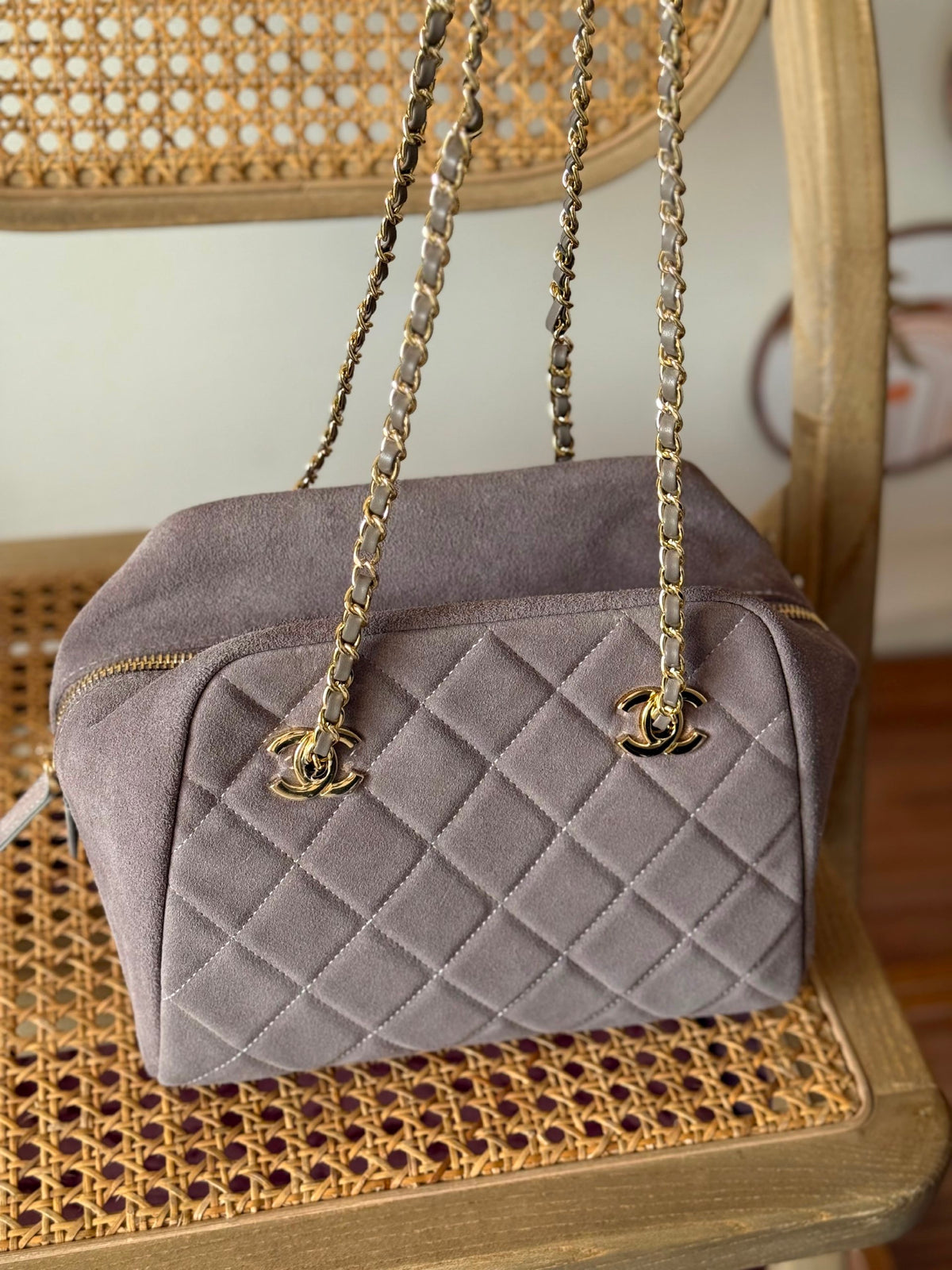 Chanel Shoulder Bag - Grey