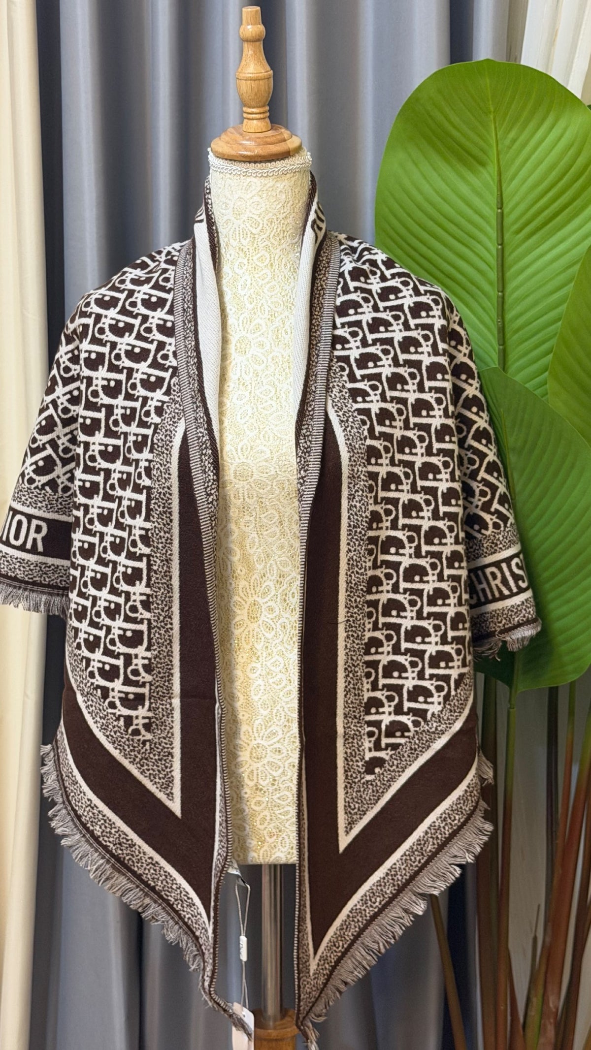 Dior Scarf - Brown Monogram