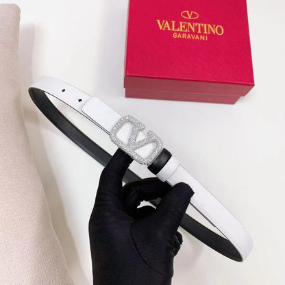 Valentino Belt - White