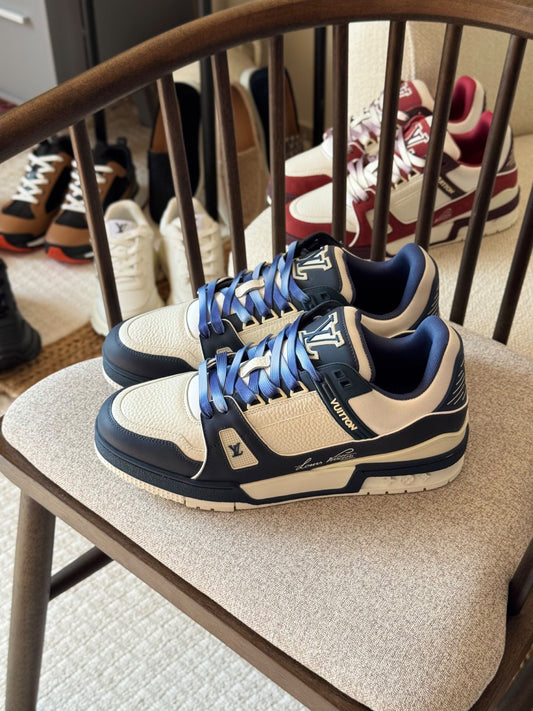 Louis Vuitton Sneakers - Blue & White