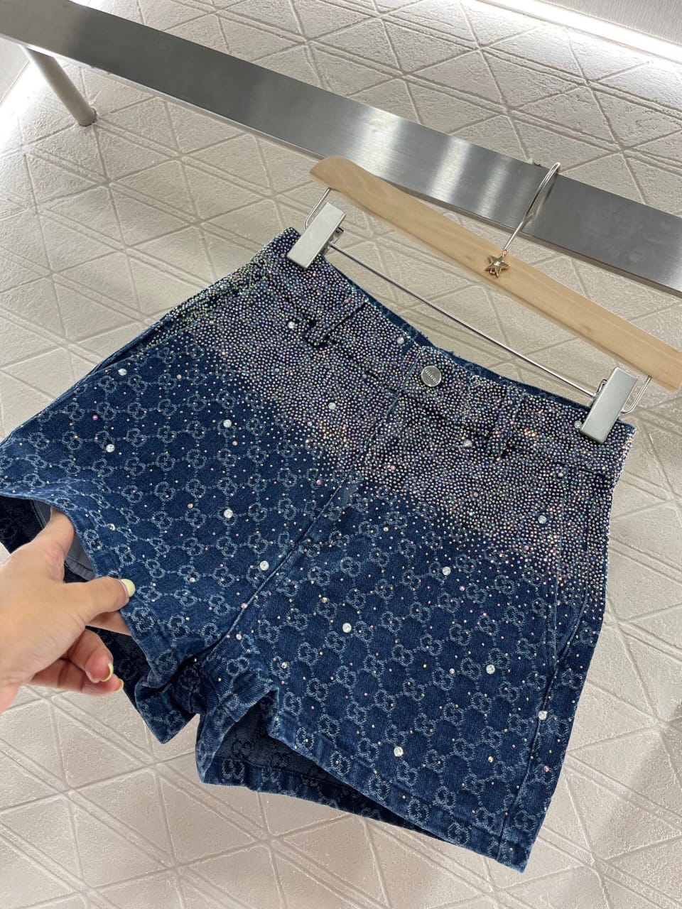 Gucci Shorts - Navy Monogram