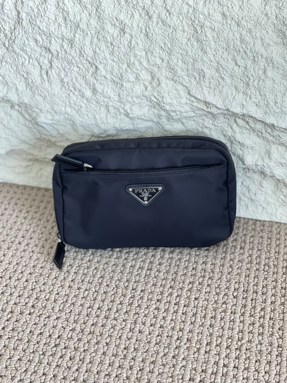 Prada Makeup Bag - Navy