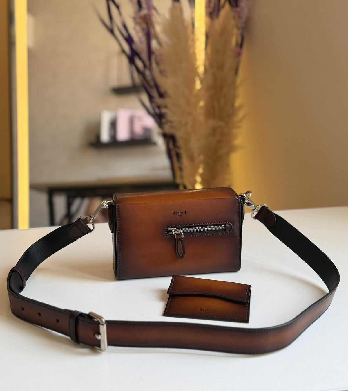 Berluti Crossbody Bag - Brown