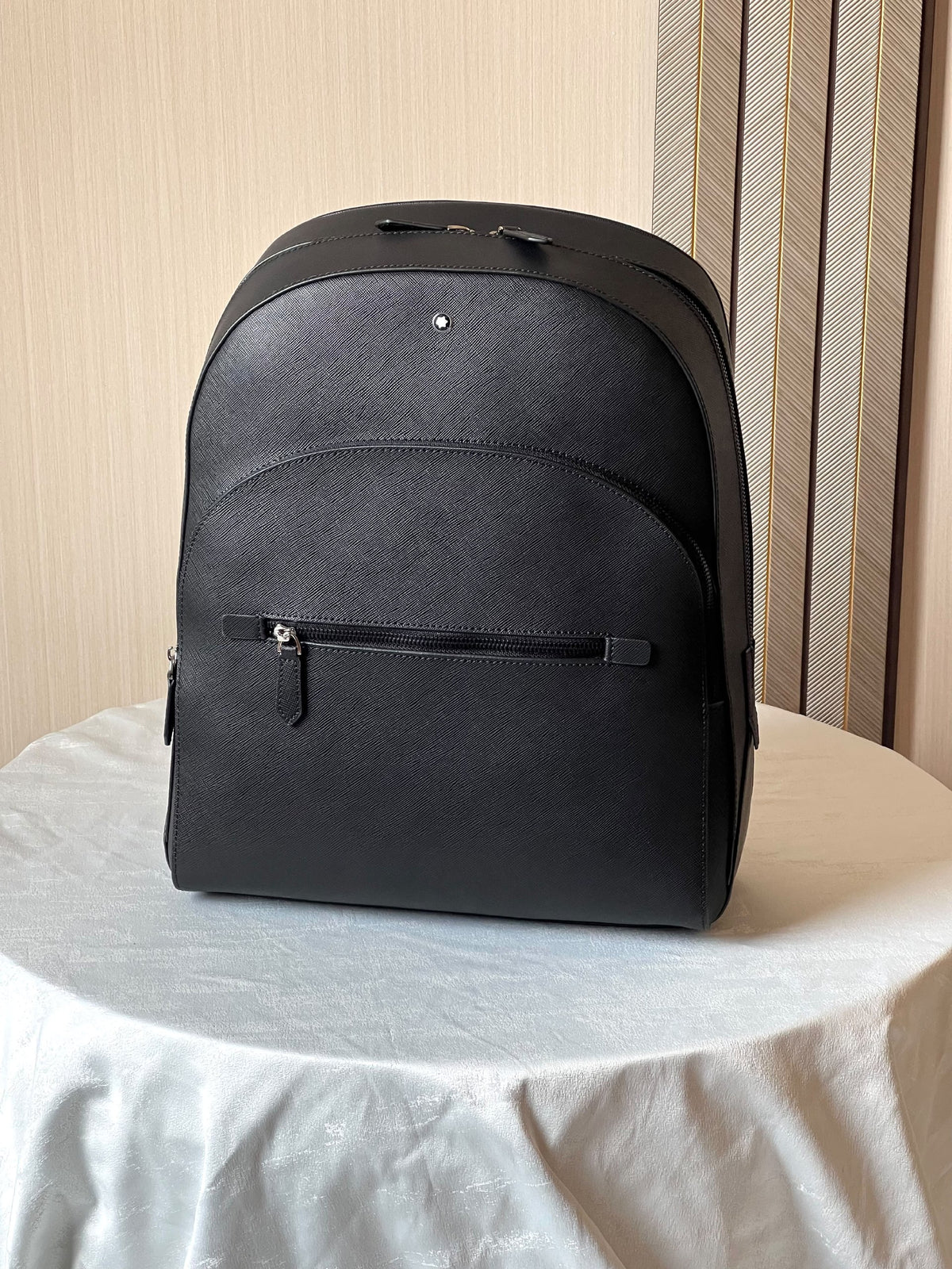 Montblanc Saffiano Backpack - Black