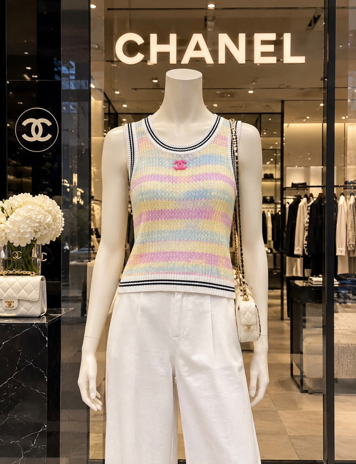 Chanel Tank Top - Multi