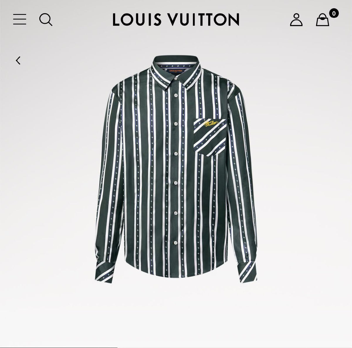 Louis Vuitton Shirt - Green Monogram