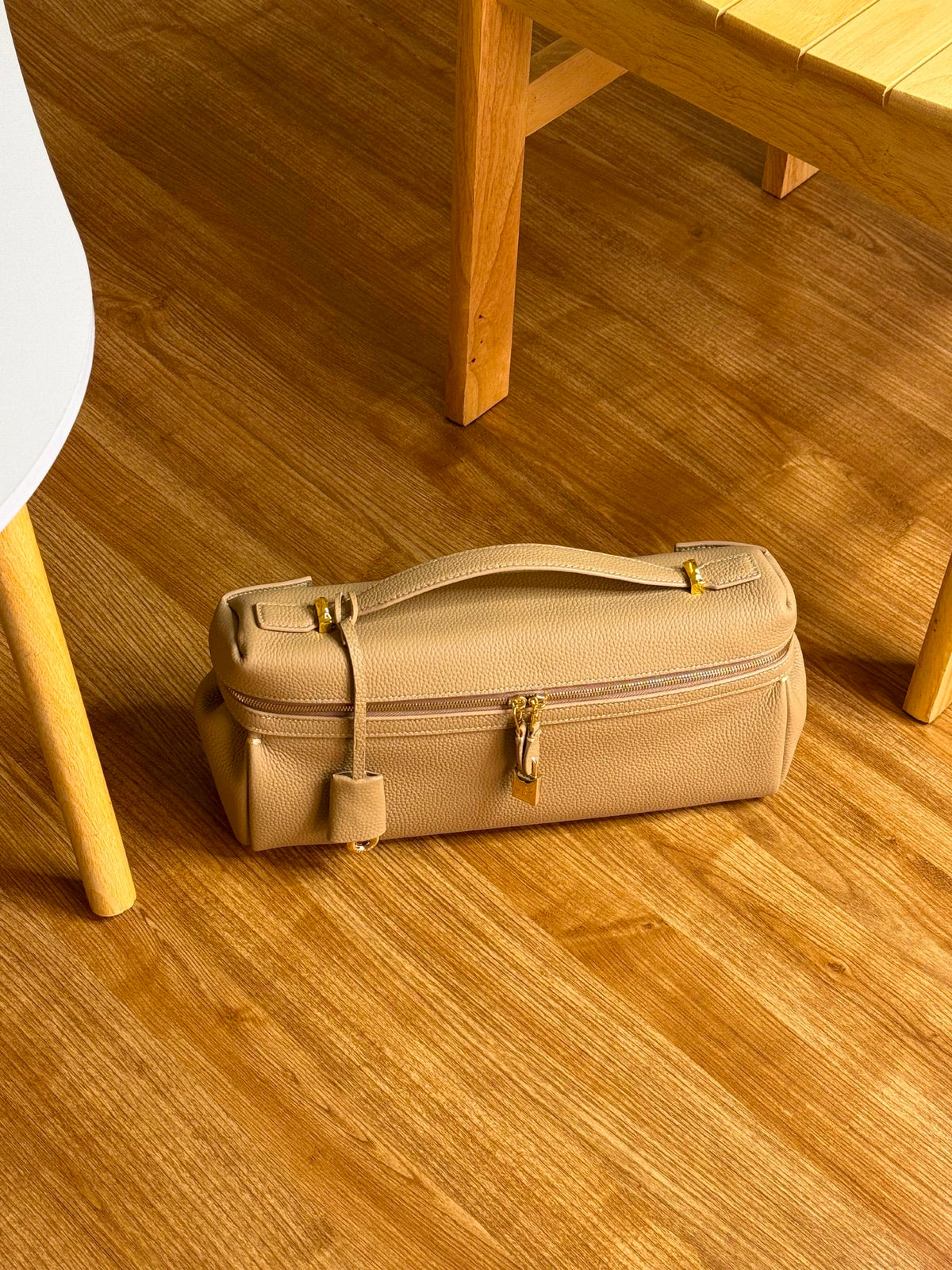 Loro Piana Makeup Bag - Beige