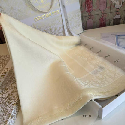 Dior Scarf - White Monogram