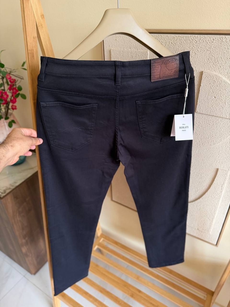 Berluti Jeans Pants - Black