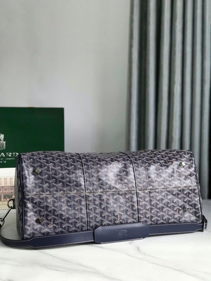 Goyard Travel Bag Buckle Strap - Navy