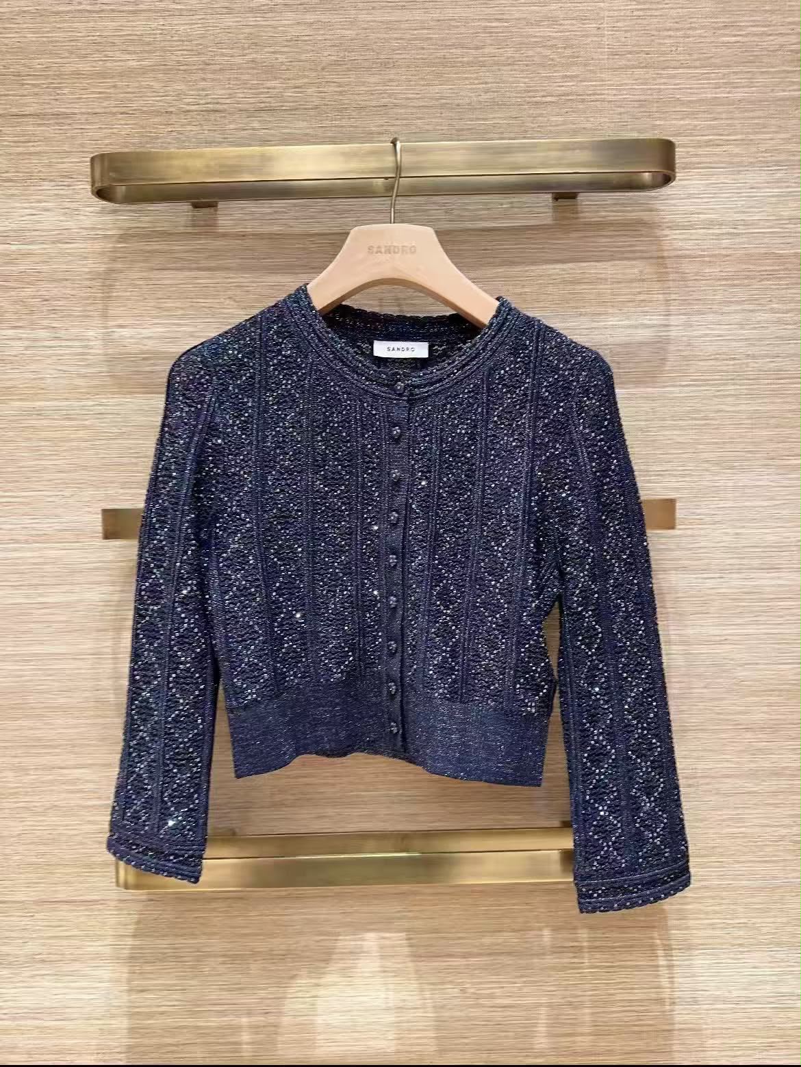 Sandro Panelled Set - Navy