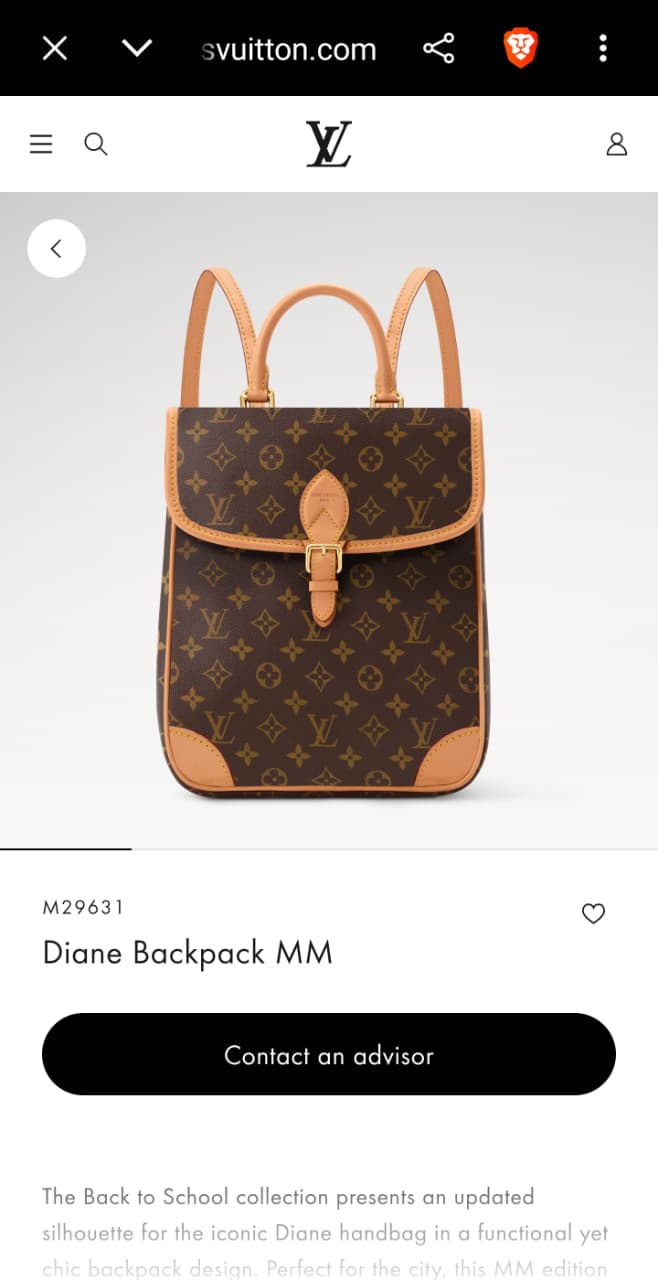 Louis Vuitton Backpack - Brown Monogram