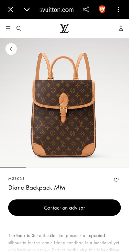Louis Vuitton Backpack - Brown Monogram