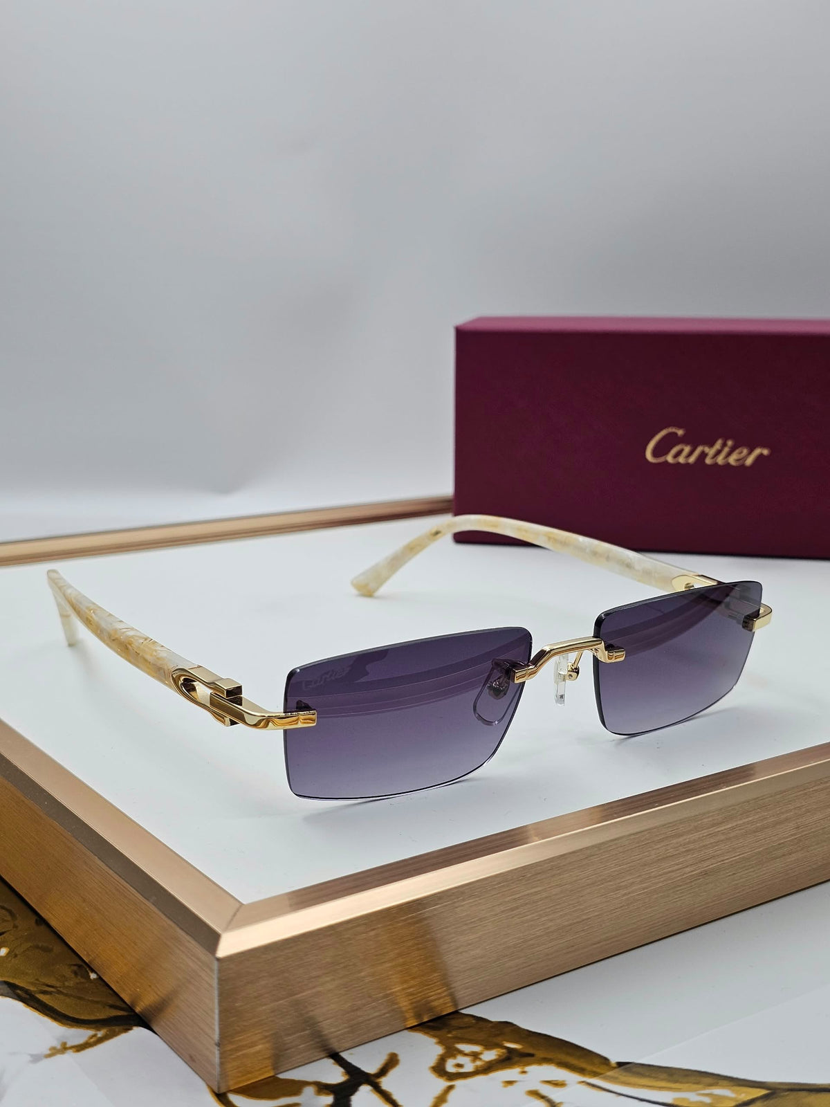 Cartier Rimless Sunglasses - 