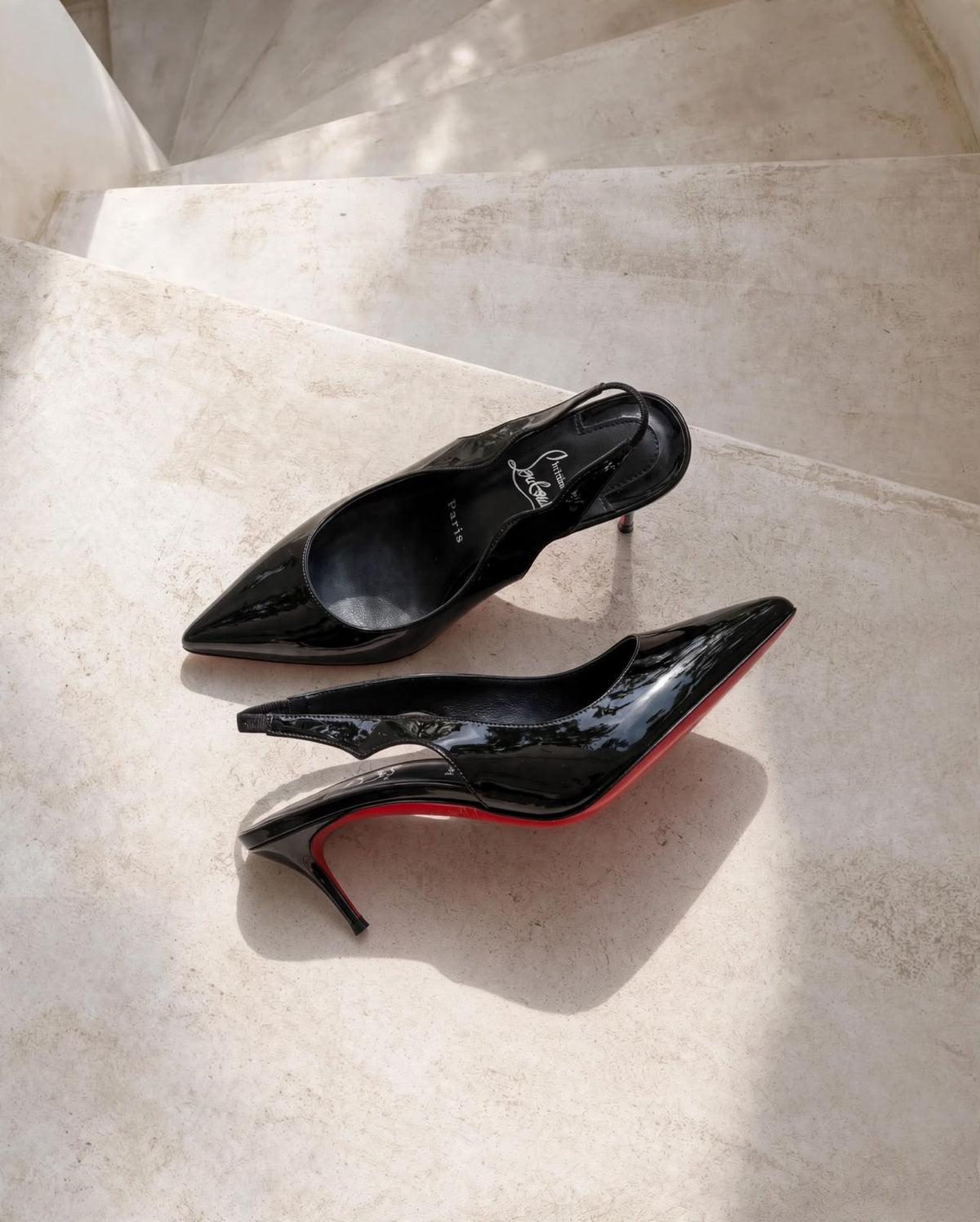 Christian Louboutin Heels - Pink, Black