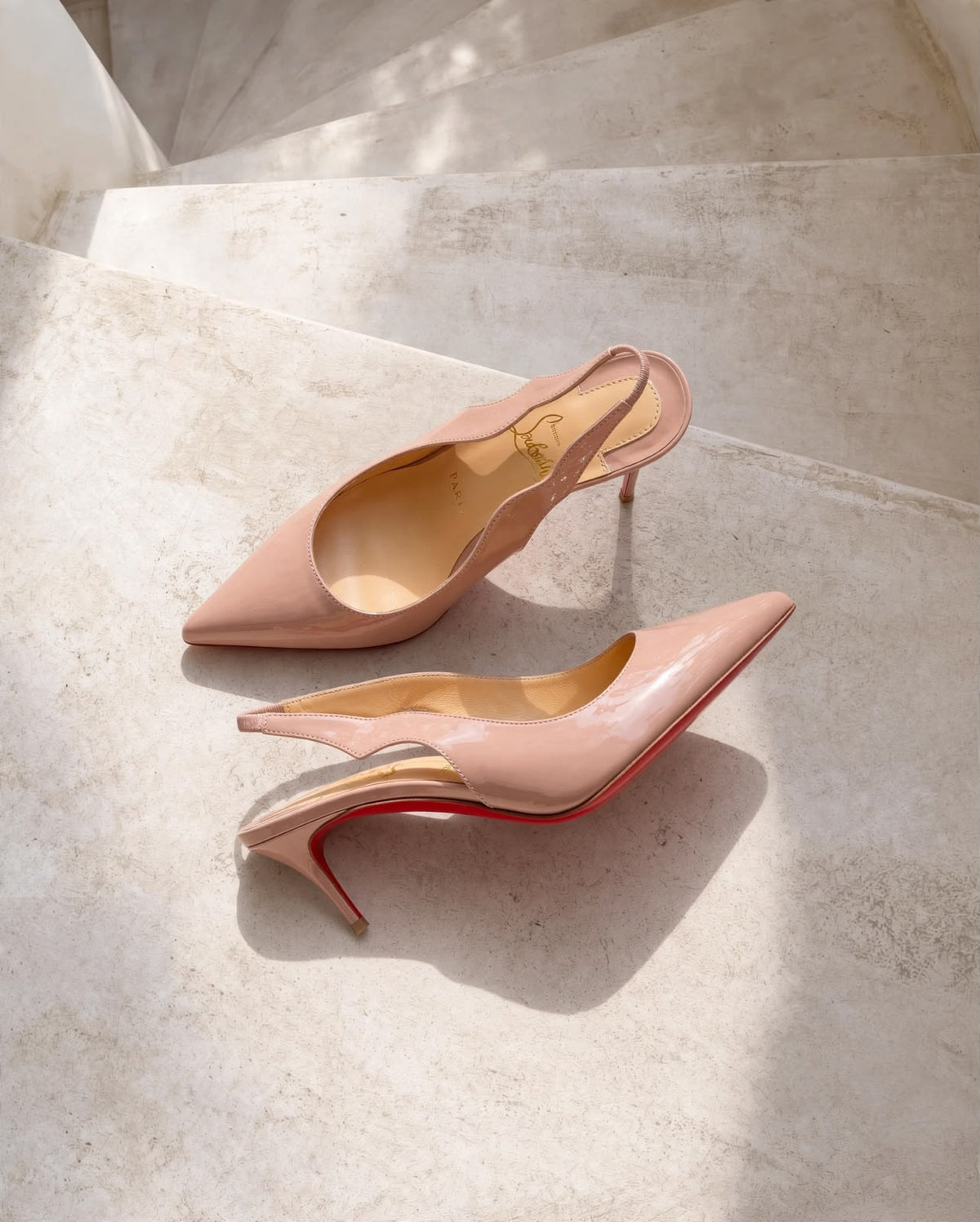 Christian Louboutin Heels - Pink, Black