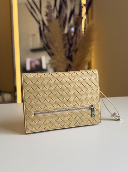 Bottega Veneta Clutch - Brown, Beige, Black
