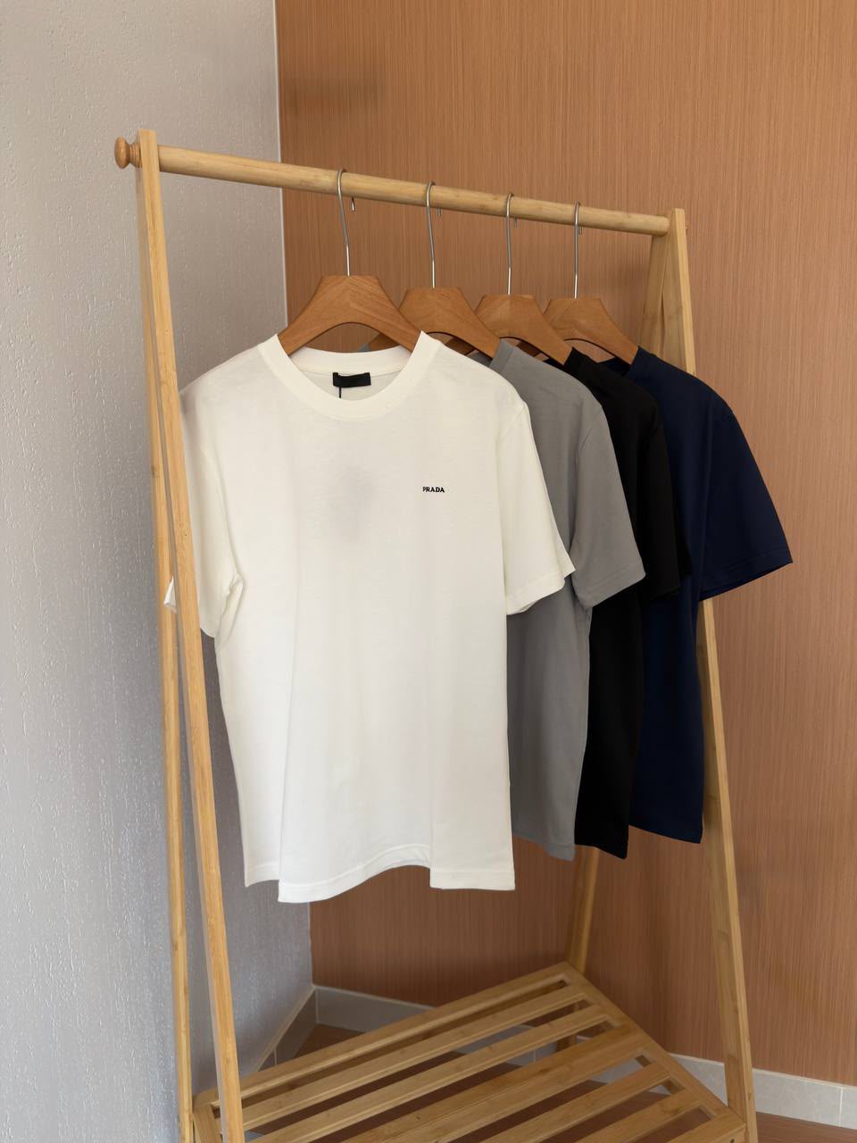 Prada T-Shirt - White, Navy, Grey, Black