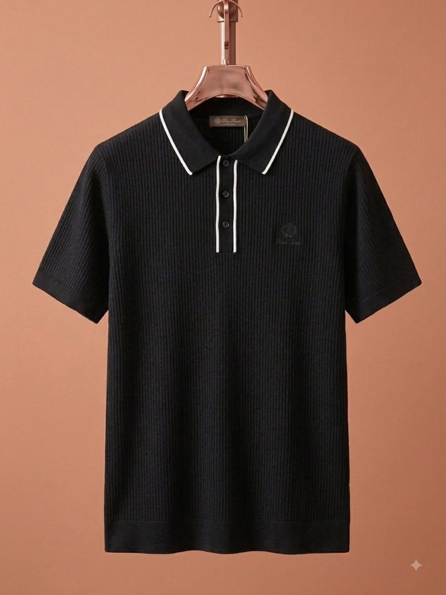 Loro Piana Polo Shirt - Black