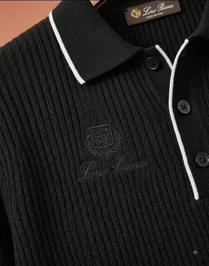 Loro Piana Polo Shirt - Black