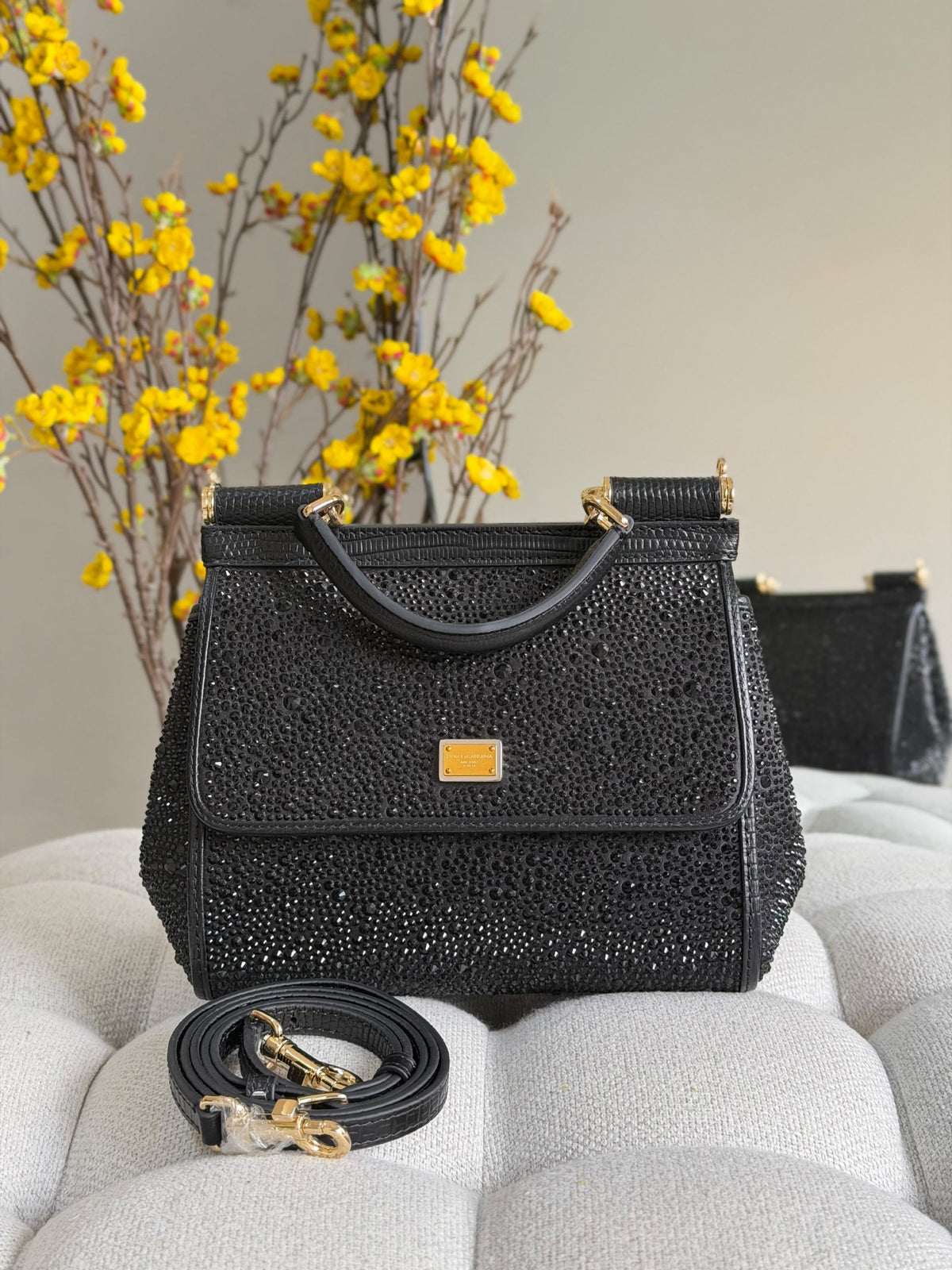Dolce & Gabbana Handbag - Black Embellished