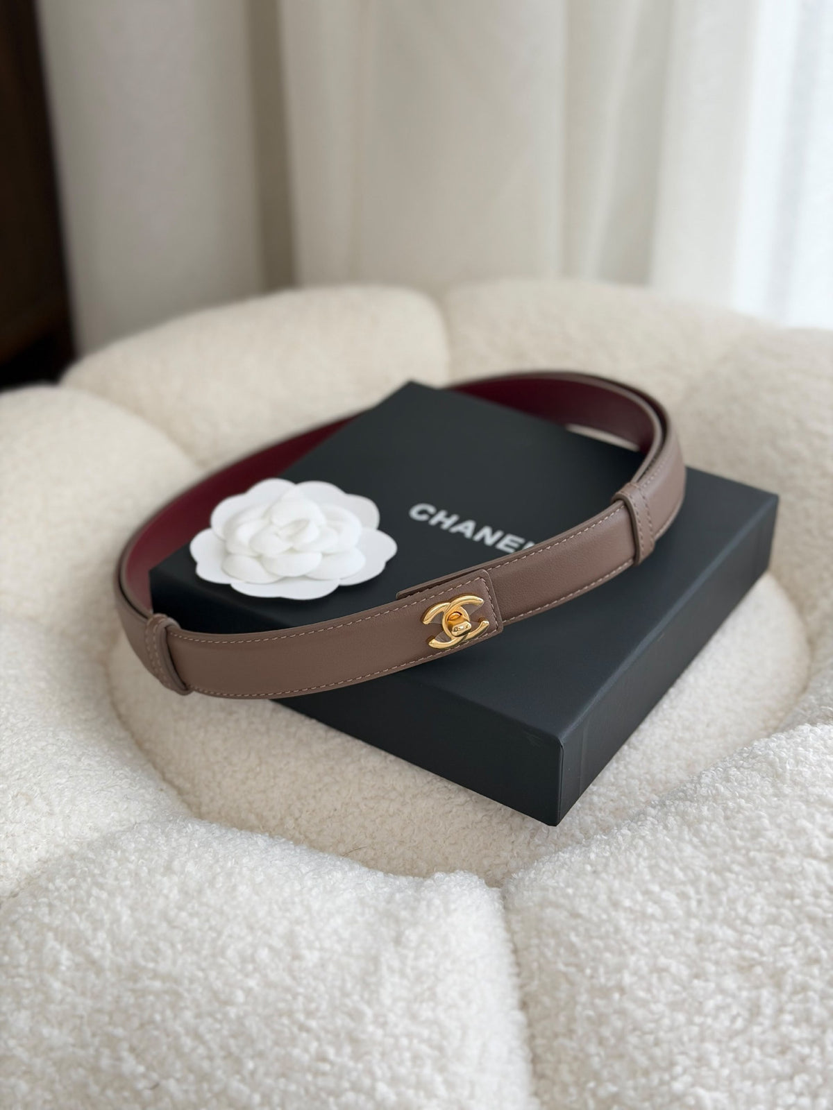 Chanel Belt - Brown