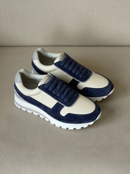 Brunello Cucinelli Sneakers - White & Navy