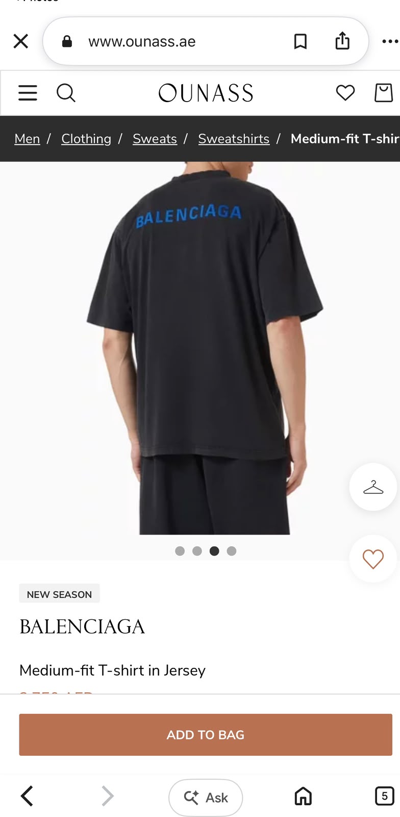 Balenciaga T-Shirt - Black