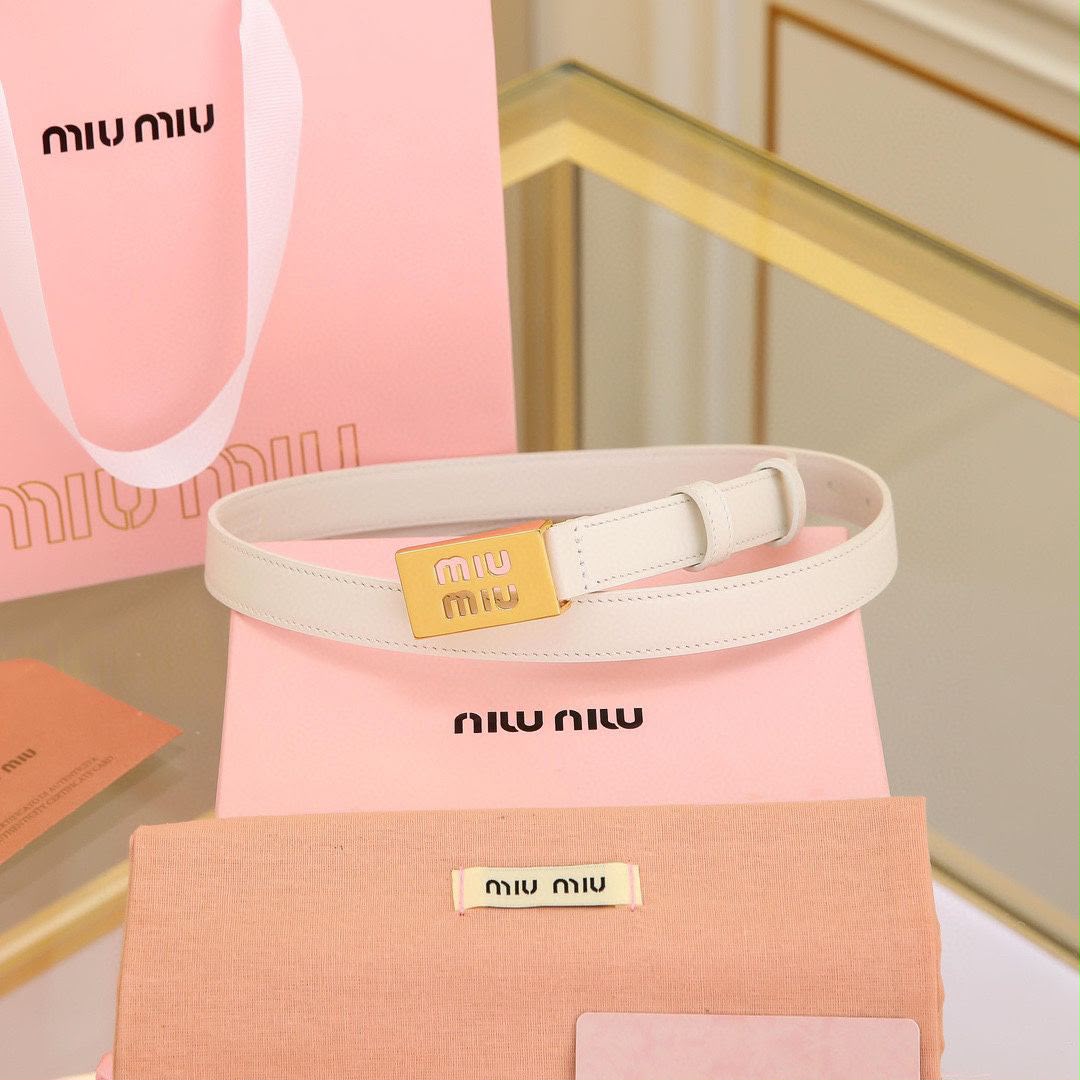 Miu Miu Belt - White